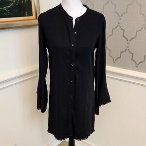 Splendid Black Button-Up Women's Dress Size Small‎